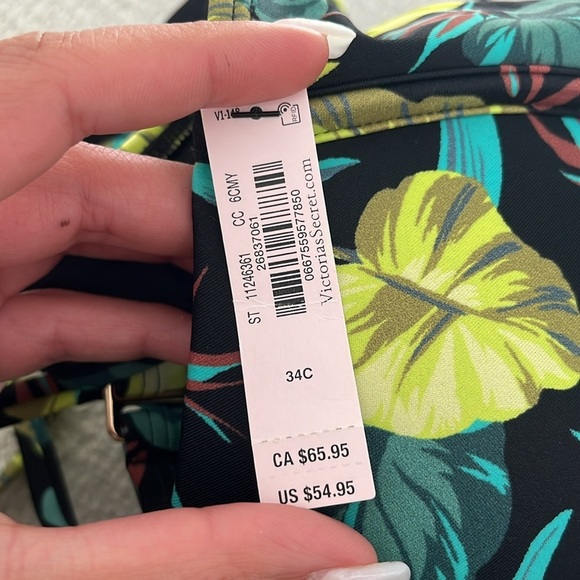 Victoria's Secret Swim Bombshell Push-Up Longline Bikini padded sz 34c - Picture 5 of 5